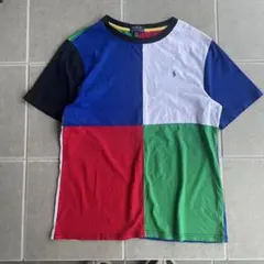 Ralph lauren マルチカラー　クレイジーパターン　tシャツ XLのサムネイル