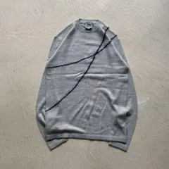90s versace modern line grey design knitのサムネイル