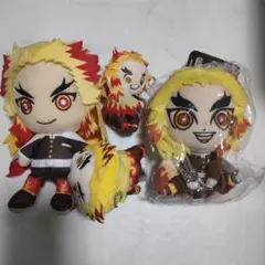 鬼滅の刃 煉獄杏寿郎 ぬいぐるみセット 1