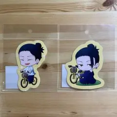 【未開封】　呪術廻戦　懐玉・玉折　夏油傑　ダイカットステッカー　サイクリング