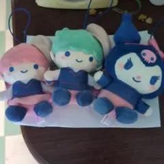 サンリオぬいぐるみキャラクター3体セット