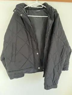 フード付きキルティングダウンジャケット JL