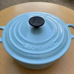 ル・クルーゼ ココット・ロンド 両手鍋 14cm コースタルブルー - メルカリ