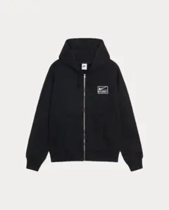 値下げ交渉可 正規品 STUSSY NIKE ジップアップパーカー ブラック stussy nike ジップパーカー