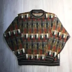 古着 protégé collection 総柄セーター