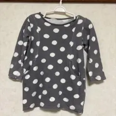 ドット柄 チュニック 長袖110サイズ