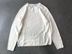新品　タグ付　UNIQLO カシミヤ100％ クルーネック ニット　L
