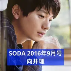 SODA 2016年9月号 向井理 切り抜き
