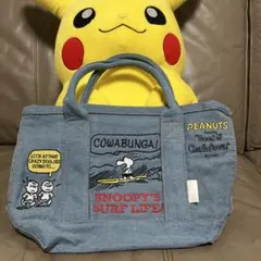 PEANUTS スヌーピー デニムトートバッグ