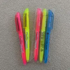 蛍光ペン(フリクション)  シャーペン(パイロット)