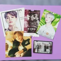 BTS JIMIN フォトカード 4枚＋メンバーカード１枚セット