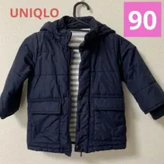 【美品】UNIQLO アウター　90 フード取り外し可　おしゃれ