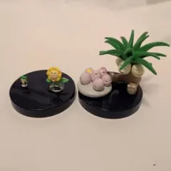 立体ポケモン図鑑DP06 ヒマナッツ キマワリ ナッシー タマタマ タマタマ ナッシー ヒマナッツ キマワリ 立体ポケモン図鑑 フィギュア