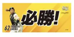福岡ソフトバンクホークス クライマックス 海野隆司選手　応援タオル 62