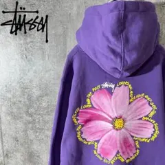 Stussy フラワーグラフィック パーカー Lサイズ 2025年最新】stussy 花柄 パーカーの人気アイテム - メルカリ