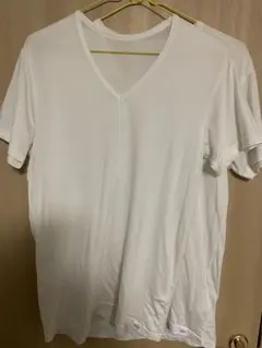 【2枚セット】ユニクロ ヒートテック ホワイト Vネック Tシャツ