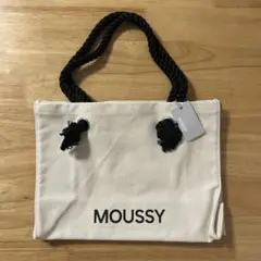 【新品】MOUSSY トートバッグ 白のサムネイル