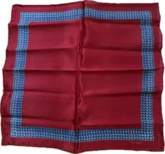 Pierre Cardin ピエールカルダン ハンカチ スカーフ レッド ブルー