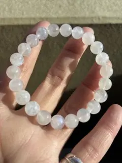 インド産　ムーンストーン　ブレスレット