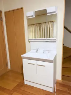 美品！ファーストプラス洗面化粧台ミラーキャビネット 750mm 洗面台の