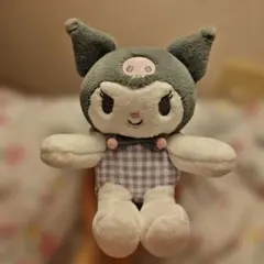 クロミぬいぐるみ グレー 紫
