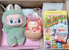 【正規店舗購入】labubu❤︎マカロン+ワッキーマートフィギュア（ポテチ）