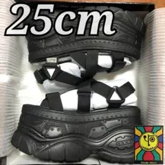 YŌSUKE U.S.A. クロスストラップサンダル 超厚底 25cm