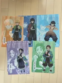 鬼滅の刃 クリアファイル 5種各2枚セット