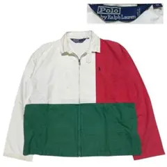 【訳あり品】90s ラルフローレン　イタリアカラー　スウィングトップ