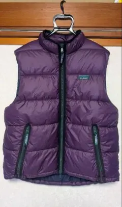 正規品 L.L.Bean ラズベリー ダウンベスト M 新品未使用 タグ付き