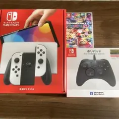 本日発送)任天堂Switch 有機ELモデル　マリオカート8 コントローラー付