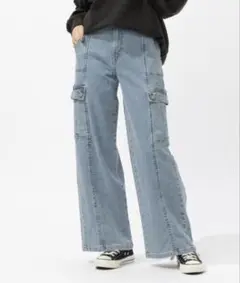サムシング カーゴデニムパンツ XSのサムネイル