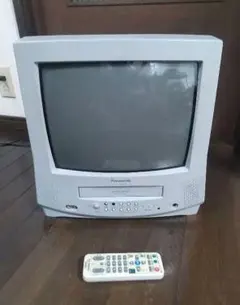 Panasonic ブラウン管テレビ・テレビデオ　動作確認済　リモコン付used Yahoo!オークション -「パナソニック テレビデオ」(家電、AV