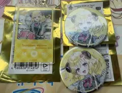 ホロライブ　ベース　角巻わため　アクリルキーホルダー　缶バッジ　等身