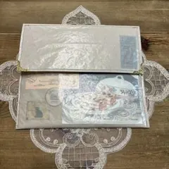 おすそ分け　ファイル　封筒　ポーチ　ハンドメイド　コラージュ　素材収納