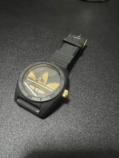 adidas アディダス サンティアゴ ブラック/ゴールド腕時計 ADH2912