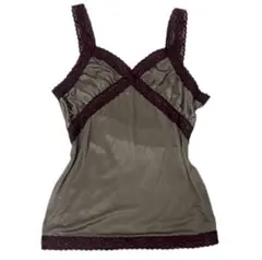 ❤︎00s fairygrunge 森ガール 平成ギャル サテンレースキャミソール