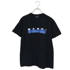 Accotnt MARNI ブラシストローク ロゴTシャツ 半袖 ブラックのサムネイル