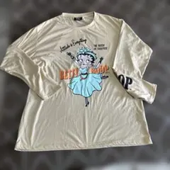 ベティ・ブープ ロングスリーブTシャツ　４Ｌサイズ