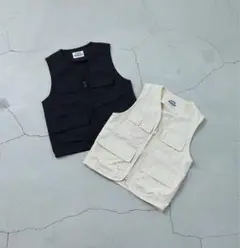 新品タグ付き LITTLE WEEKEND フィッシングベスト 100 双子