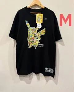 UNIQLOポケモンUTピカチュウTシャツ黒Mサイズブラック　ユニクロ