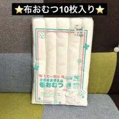 ANGELJOY ドビー織り 布おむつ 10枚入り 新品未使用