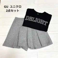GU ユニクロ　Tシャツ＆スコートセット 140