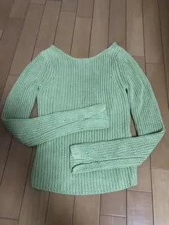 ロンハーマン コットン　リブニット　黄緑のサムネイル