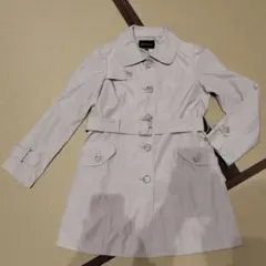ライトベージュベルト付きトレンチコート Mサイズ