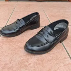 ブラックローファー フォーマルシューズ　23cm