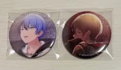 プロセカ 青柳冬弥 グリッター缶バッジ セット