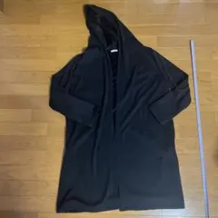 GLACIER フード付きロングコート Lサイズ 黒