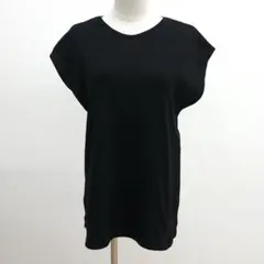 エルーラ Elura バックリボン ノースリーブ トップス ブラック XL