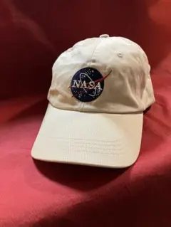NASA キャップ 帽子 ベージュ